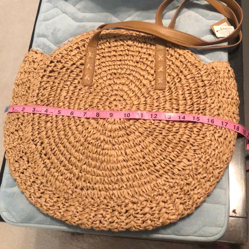 FINAL ⬇️ Trendy Large bohochic, handwoven, rattan - Picture 4 of 7